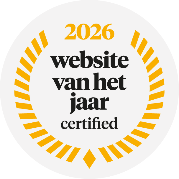 Website van het Jaar 2026 certified badge